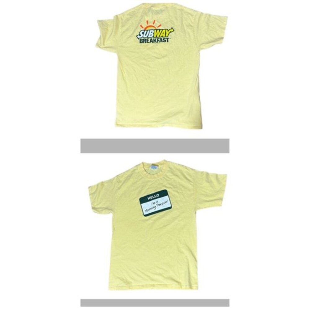 SUBWAY Breakfast Yellow T